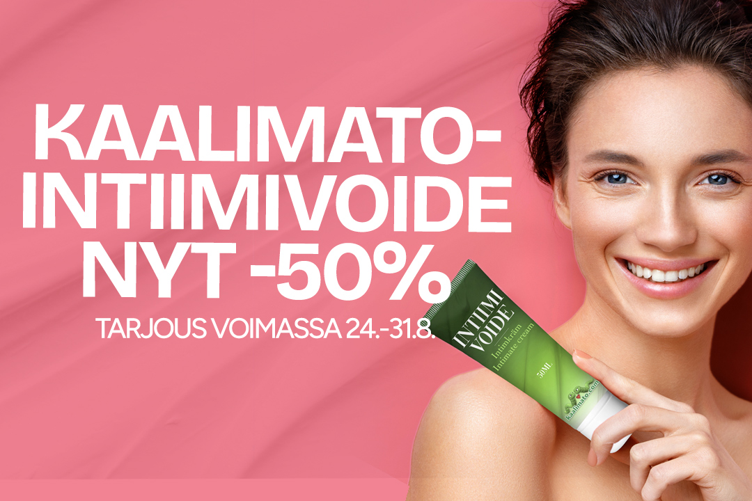 Kaalimato intiimivoide tarjouksessa