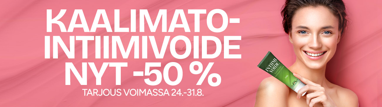 Kaalimato intiimivoide tarjouksessa