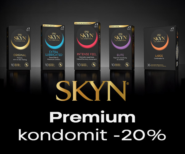 SKYN kondomit alennuksessa