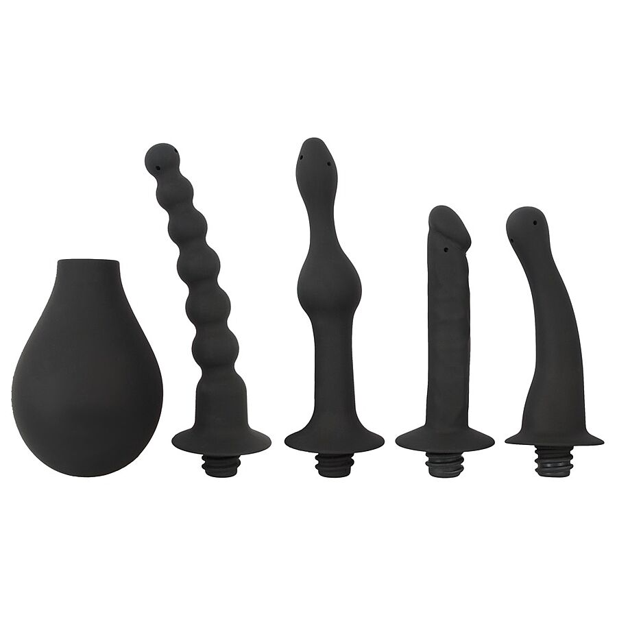 Black Velvets - Douche with 4 Attachments