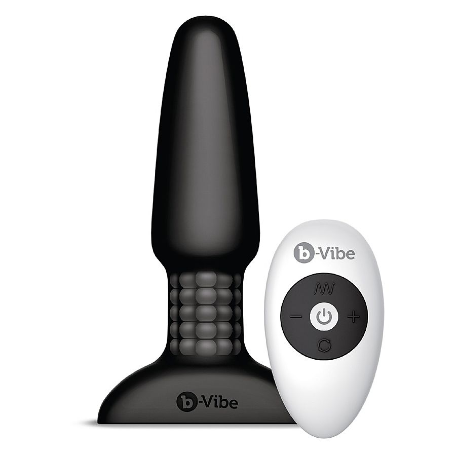 b-Vibe Plug Rimming, musta