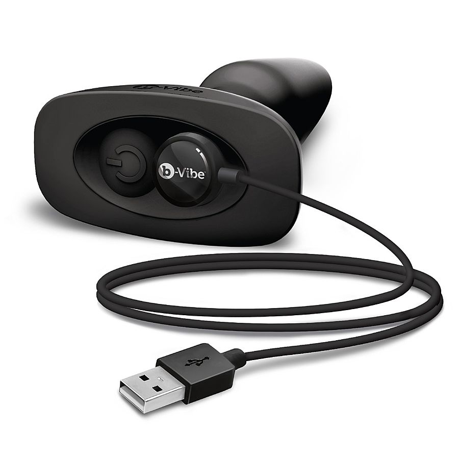 b-Vibe Plug Rimming, musta