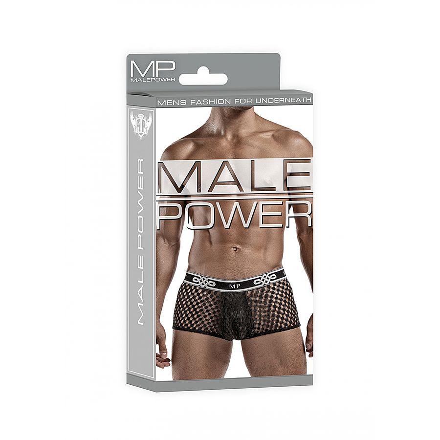 Male Power - Peep Show Mini Short, black