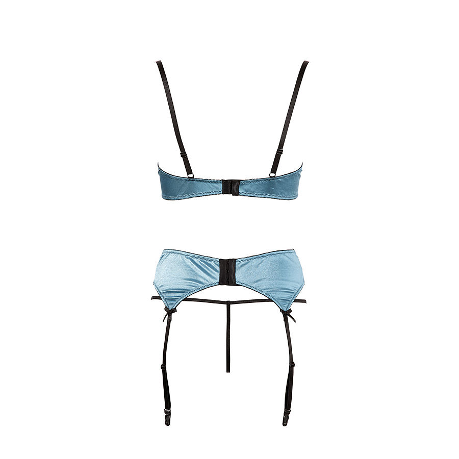 Cottelli Collection Jade - Sukkanauhaliivisetti