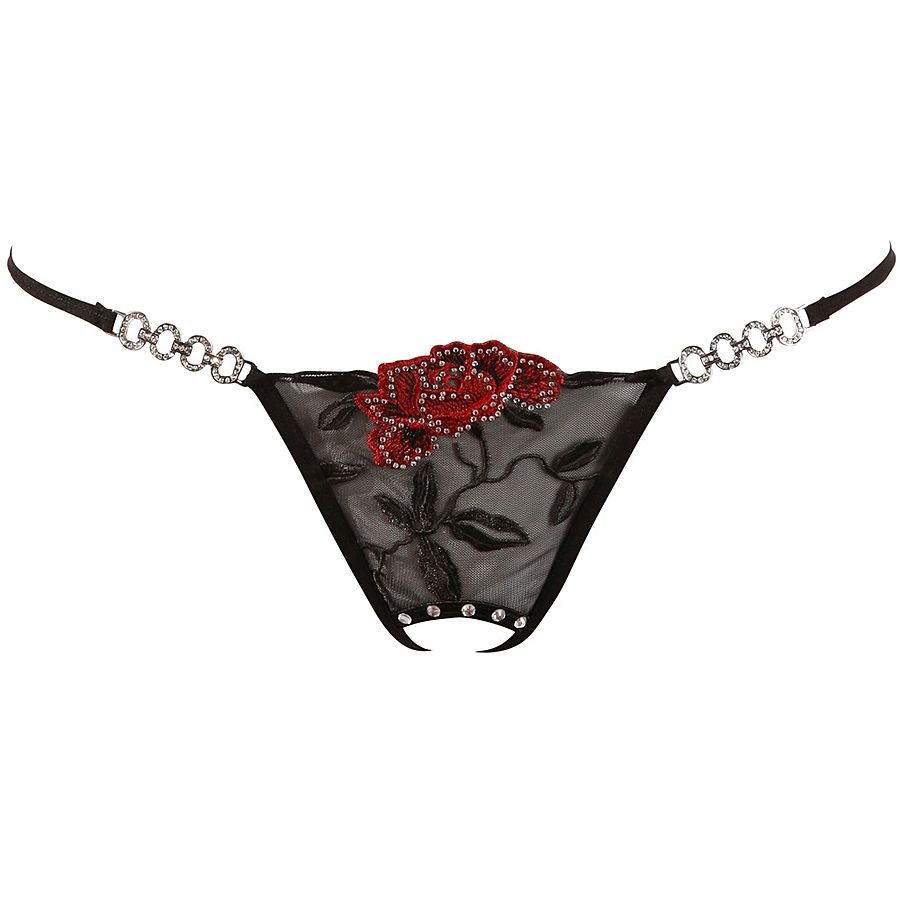 Cottelli Collection - String with red rose
