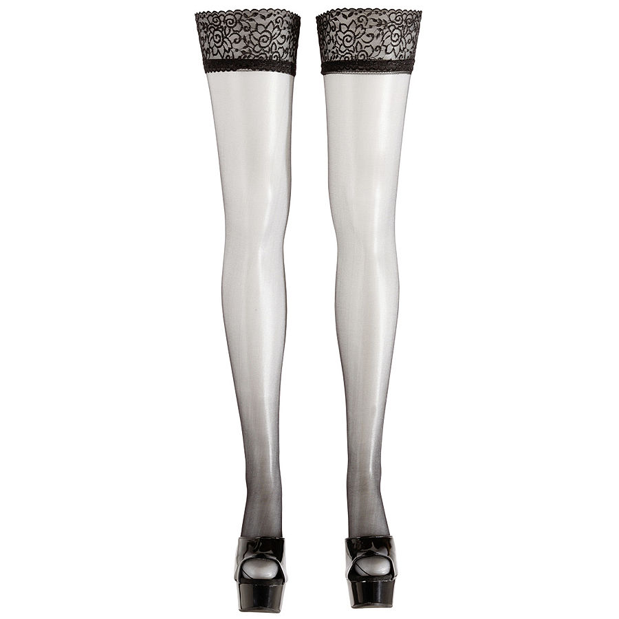 Cottelli Collection Rosa - Stay Up -sukat