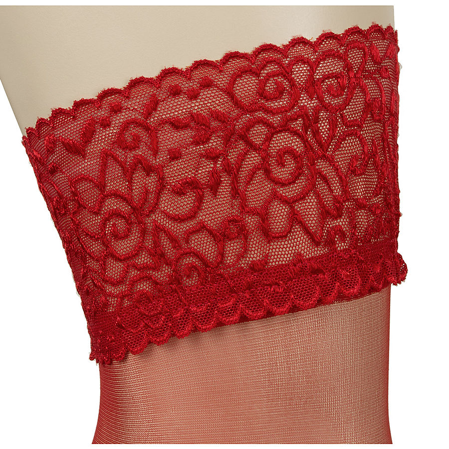 Cottelli Collection Red Rose - Stay Up -sukat
