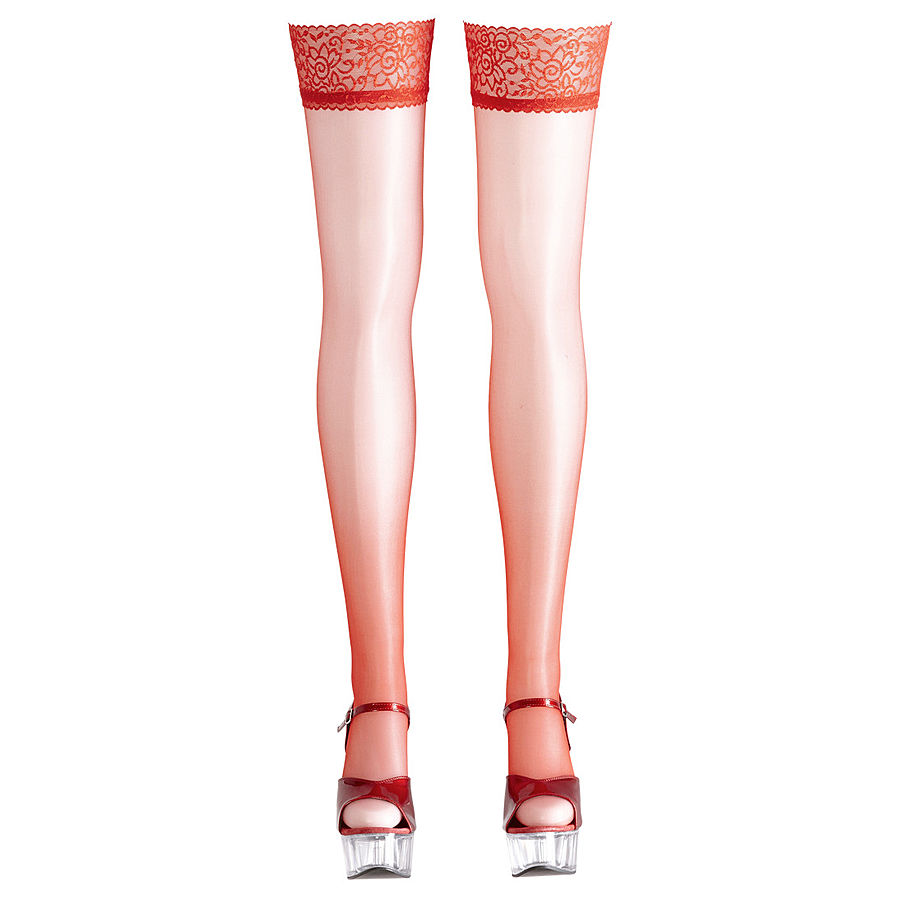 Cottelli Collection Red Rose - Stay Up -sukat