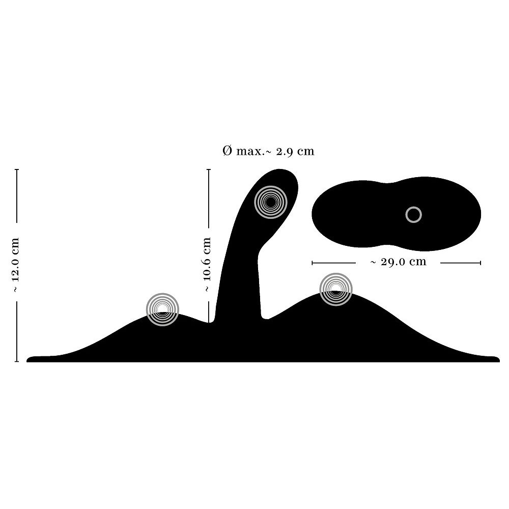 Vibepad 3 - Vrisev silikonialusta dildolla