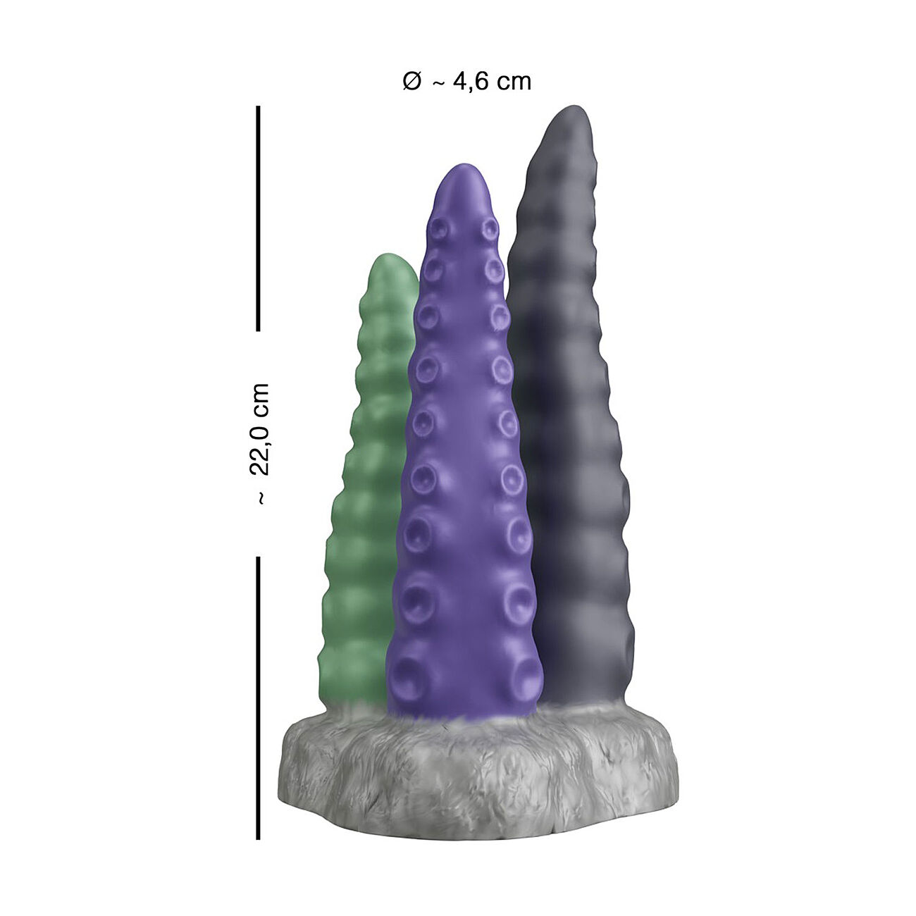 Beasty Cocks Triple Tentacle - Lonkerodildo