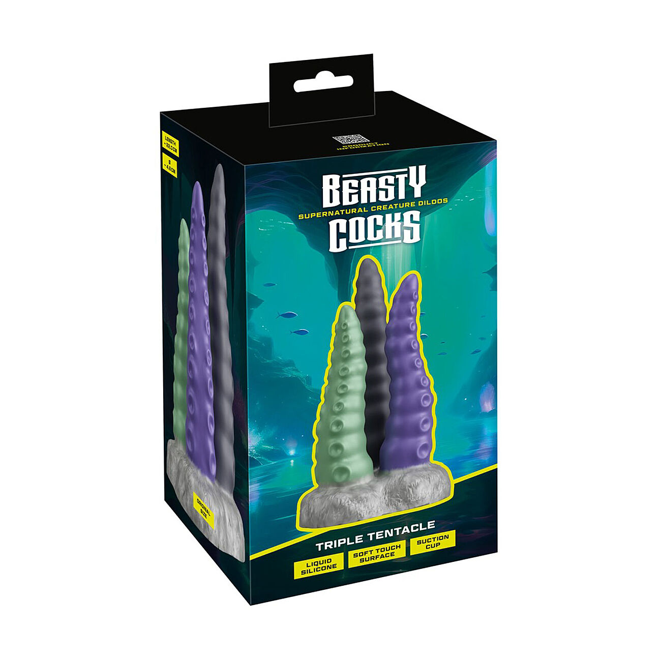 Beasty Cocks Triple Tentacle - Lonkerodildo