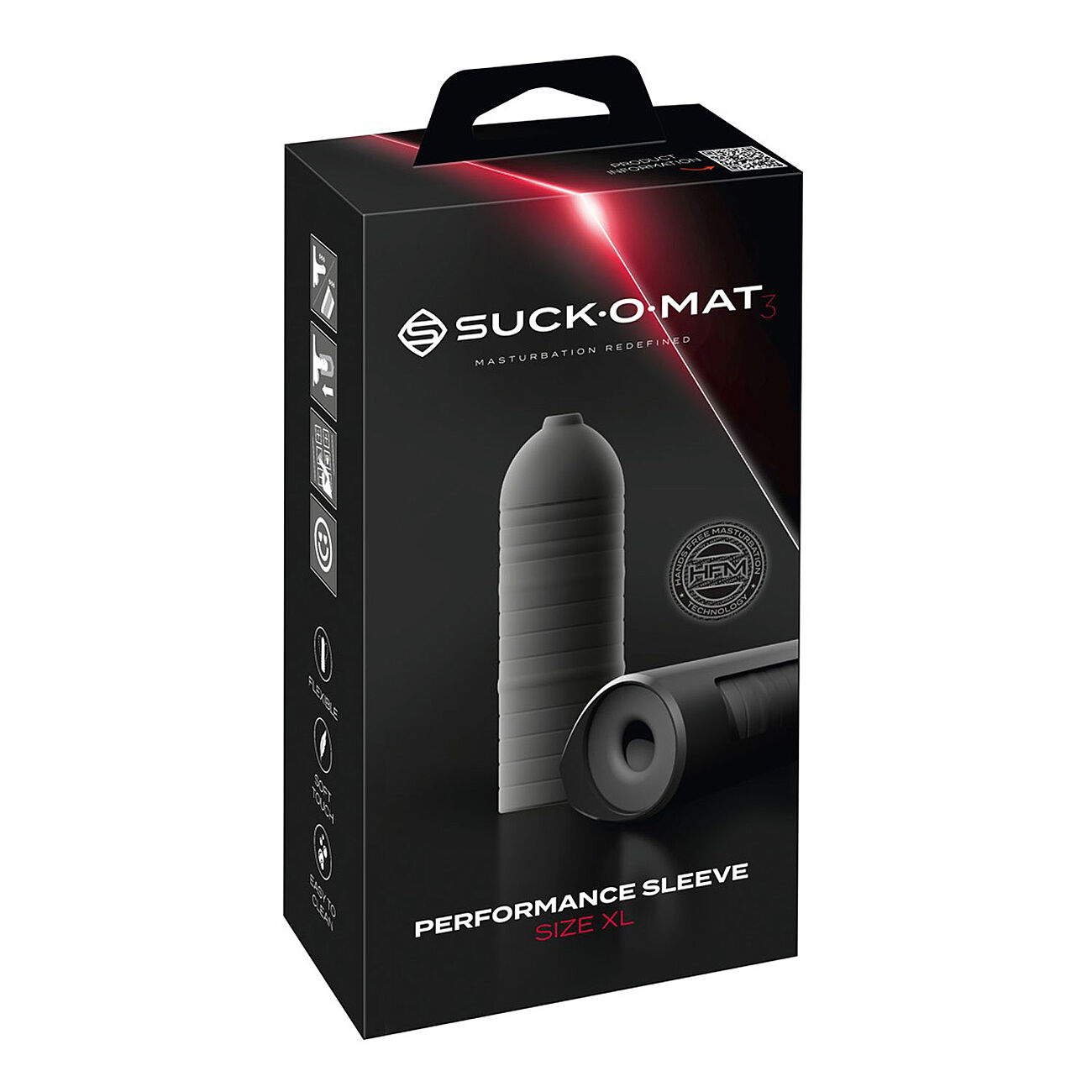 Suck-O-Mat 3 - Performance Sleeve, XL-koko