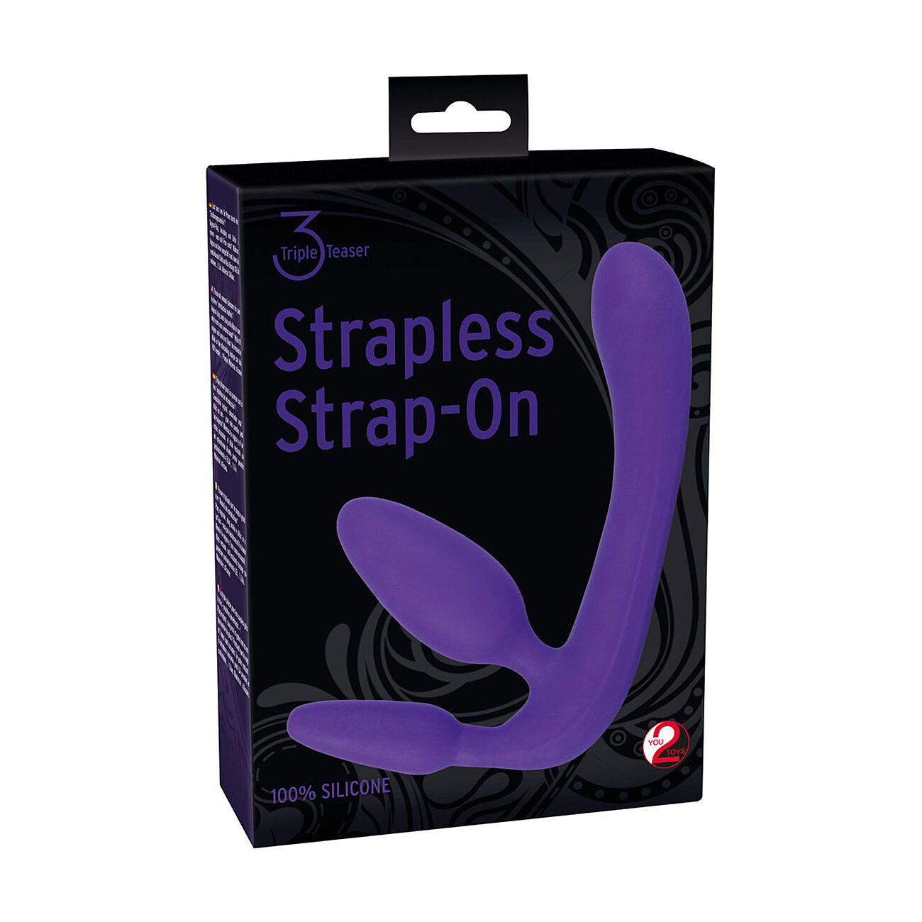 Strapless Strap-On Triple Teaser - Dildo