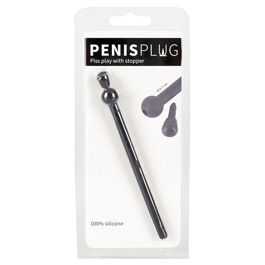 Penis plug with stopper