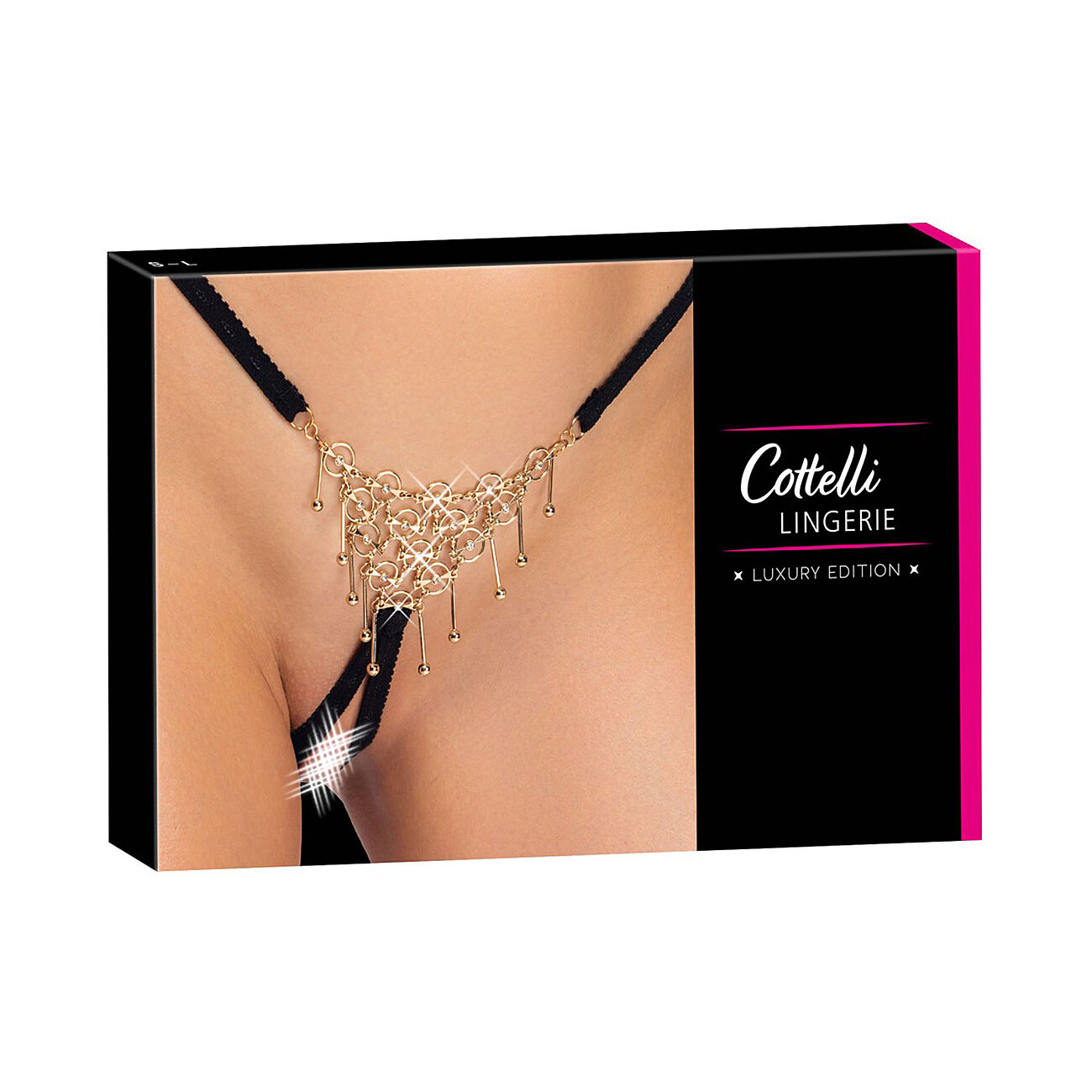 Cottelli Collection Luxury - Crotchless String