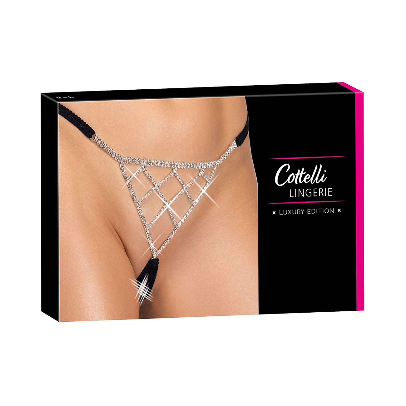 Cottelli Collection Luxury - Crotchless G-String