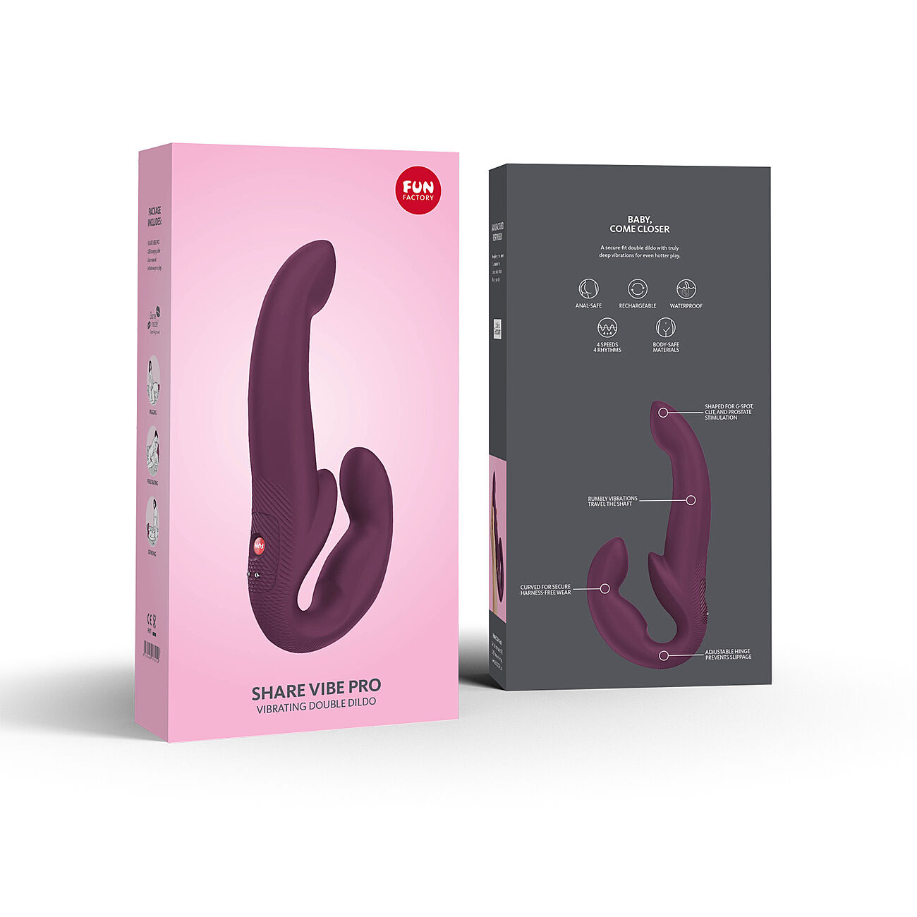 Fun Factory Share Vibe Pro - V�risev� tupladildo