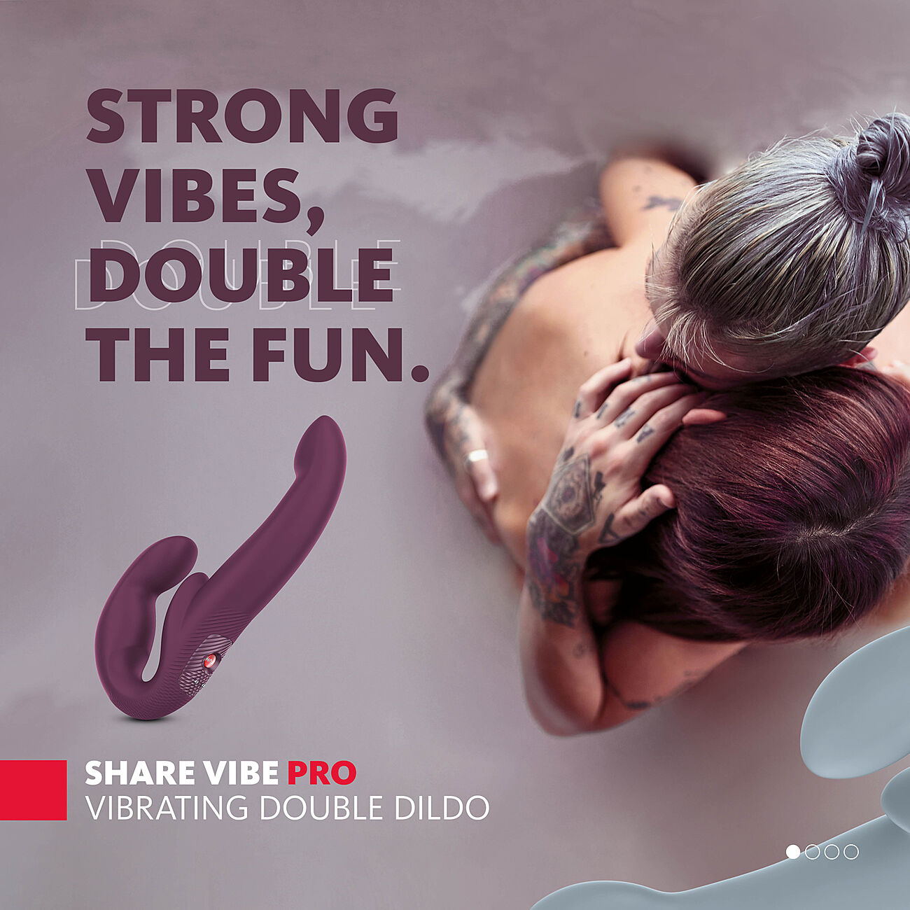 Fun Factory Share Vibe Pro - V�risev� tupladildo