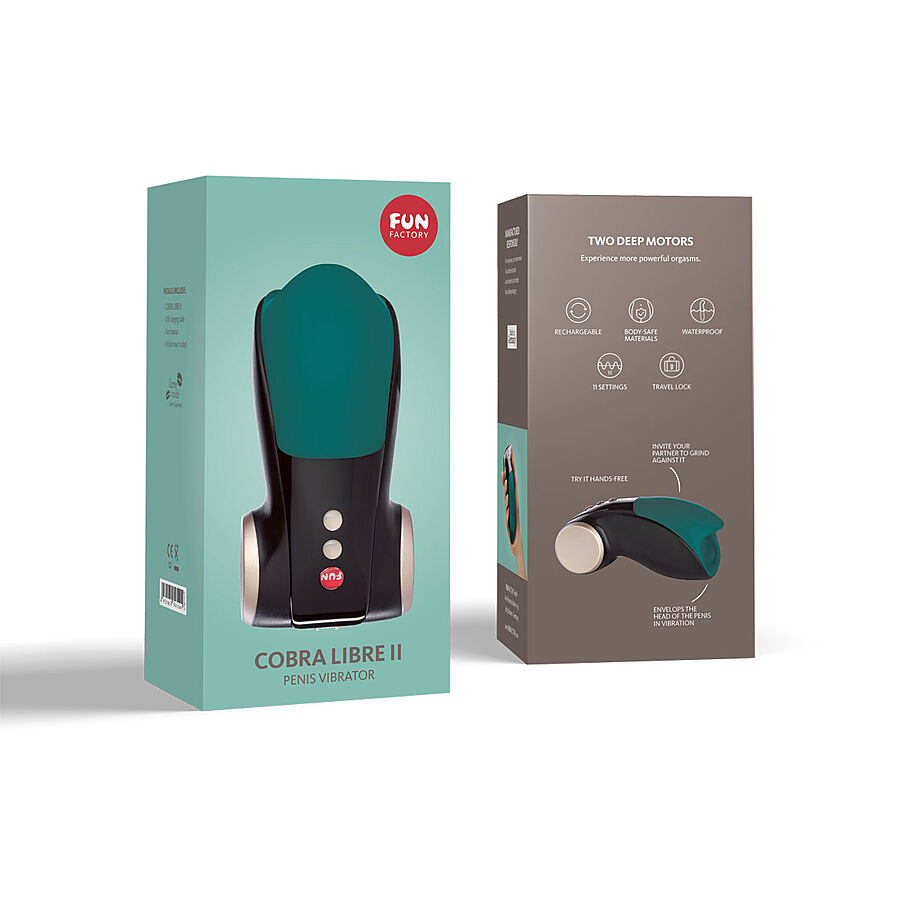 Fun Factory Cobra Libre II - Deep Sea Blue masturbaattori