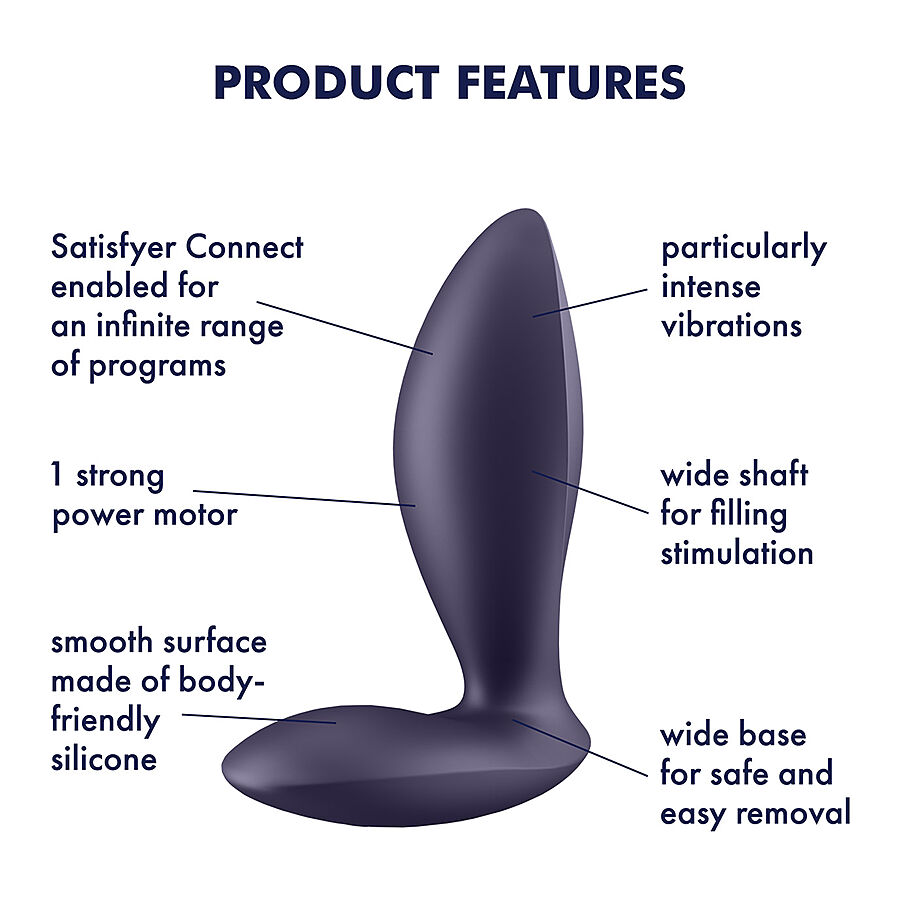 Satisfyer - Power Plug v�risev� anaalitappi