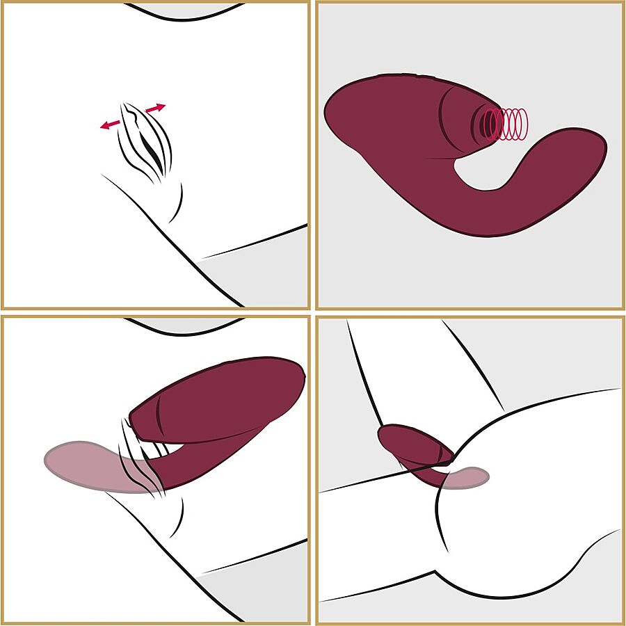 Womanizer - Duo imev klitoriskiihotin vibraattorilla