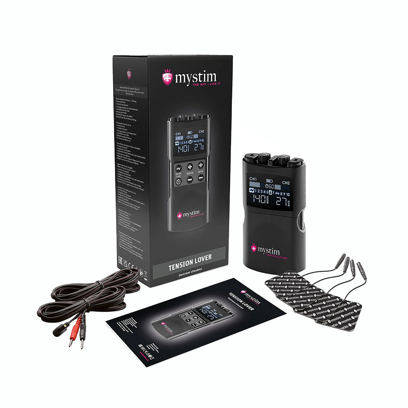 Mystim Tension Lover 2 - Shkstimulaatiolaite (EMS-laite)