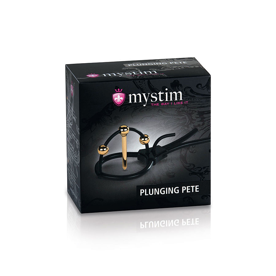 Mystim - Plunging Pete peniskruunu plugilla