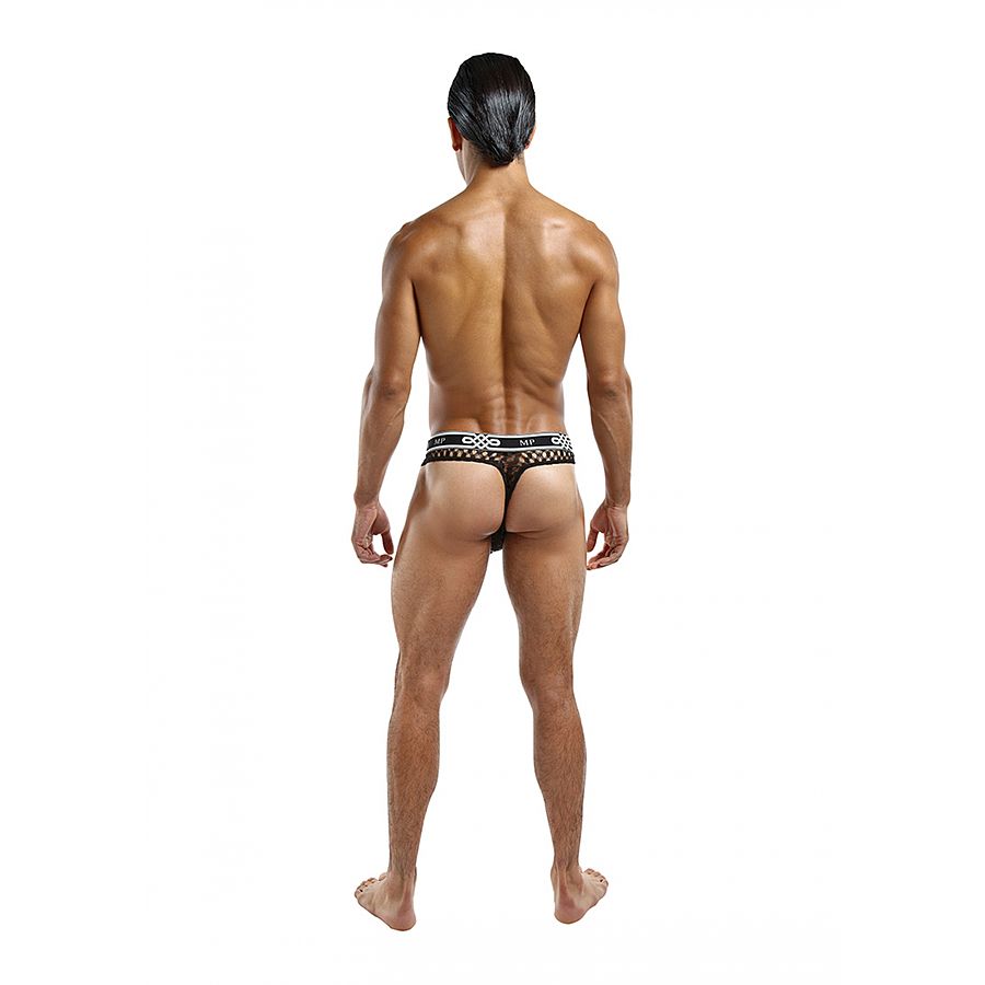 Male Power - Peep Show Low Rise Thong, black