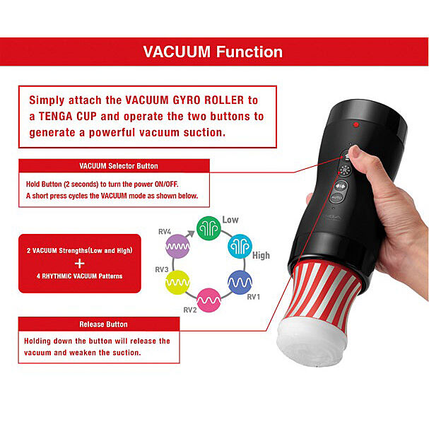 Tenga - Vacuum Gyro Roller