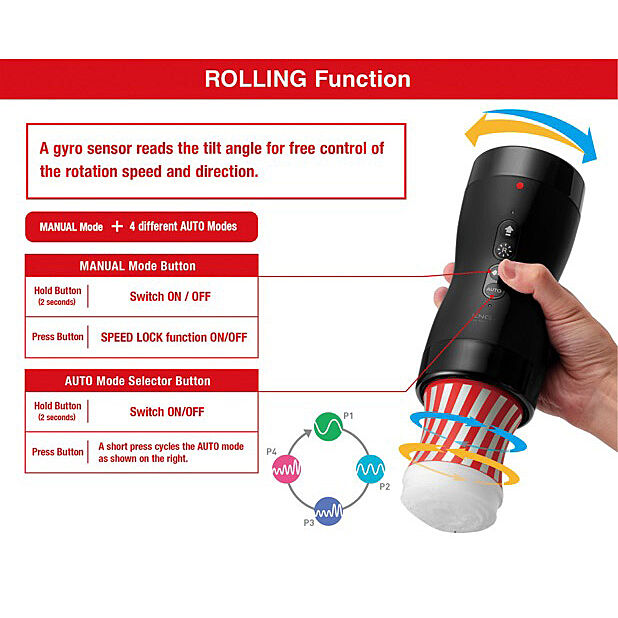 Tenga - Vacuum Gyro Roller