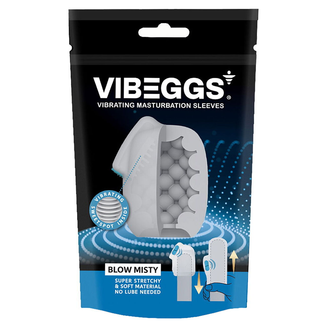 VIBEGGS Blow Misty - Masturbaattori