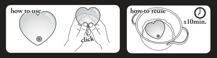 Touche - Hot Heart Massager, Purple