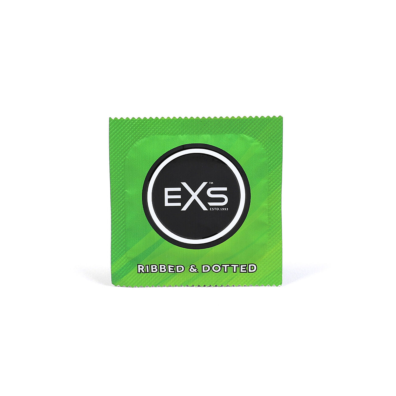 EXS Ribbed & Dotted - Kondomi, 12 kpl