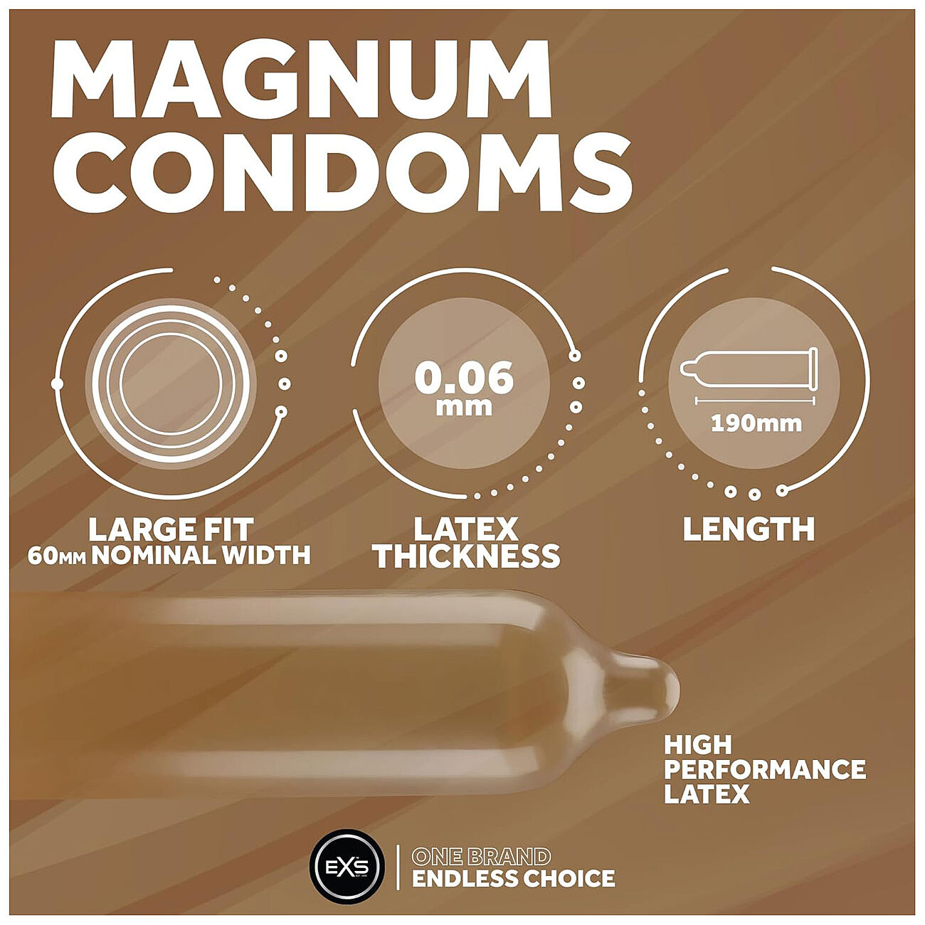 EXS Magnum Large - Kondomi 48 kpl