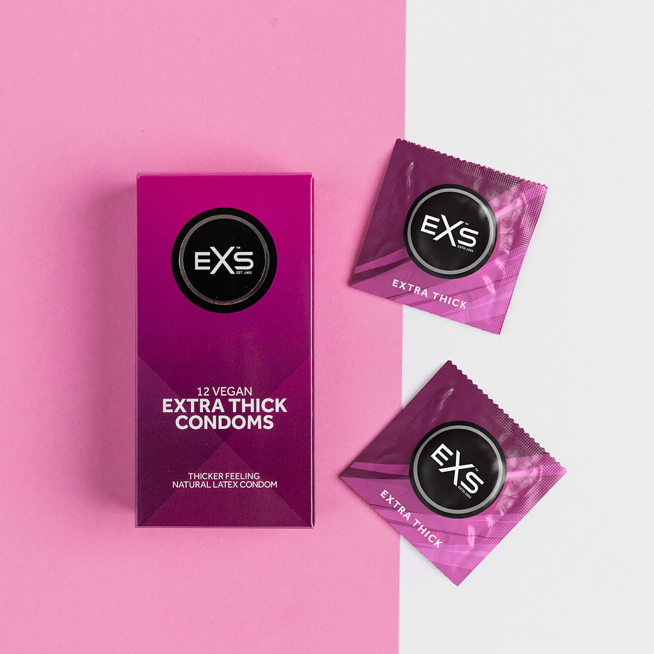 EXS Extra Thick - Kondomi, 12 kpl