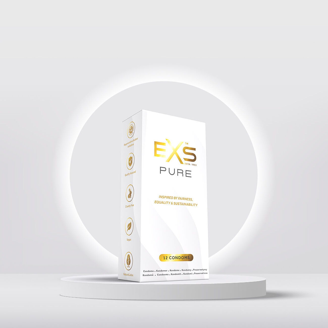 EXS Pure - Kondomi, 12 kpl