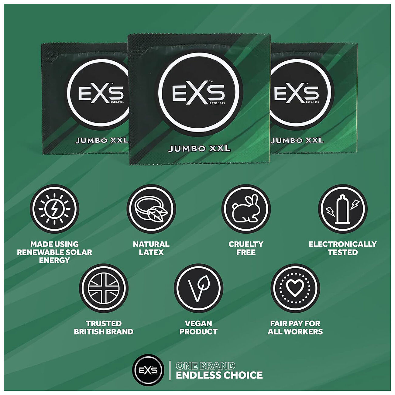 EXS Jumbo XL - Kondomi 12kpl