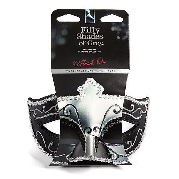 Fifty Shades of Grey - Masquerade Mask-Twin Pack
