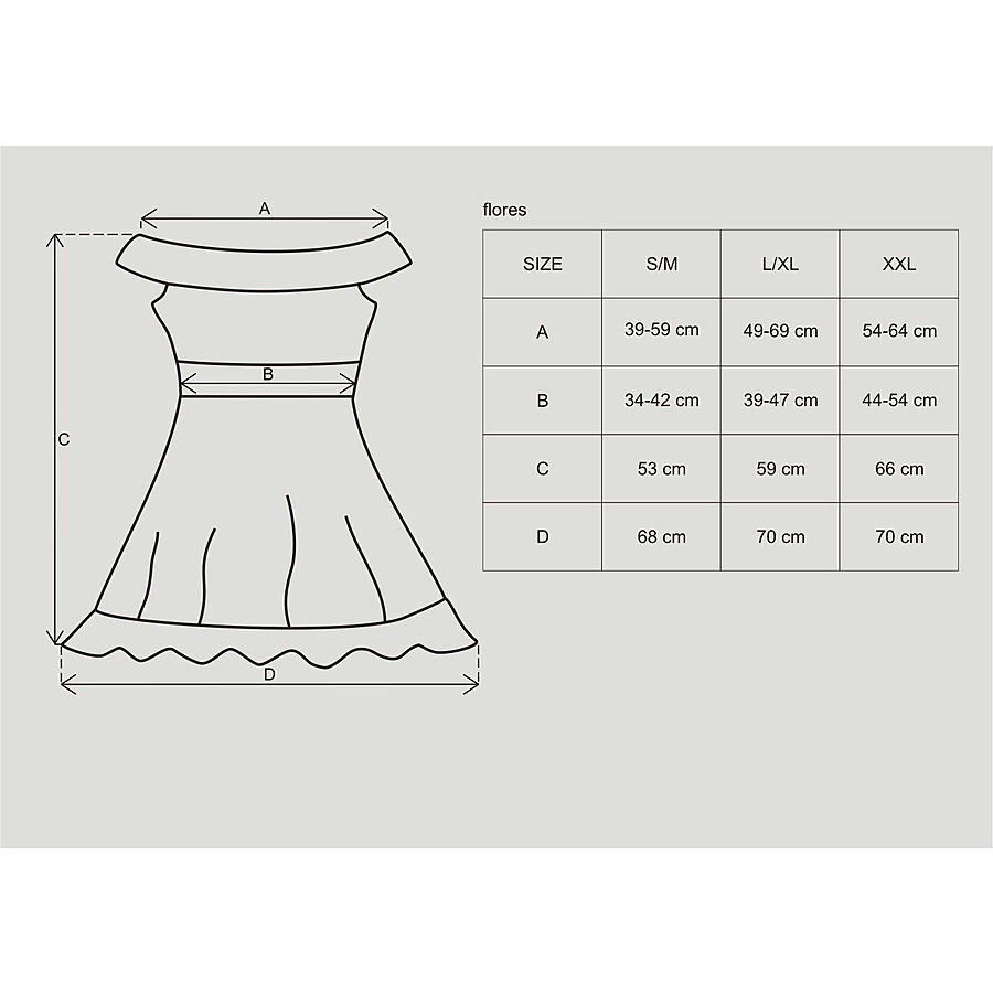 Obsessive Flores - Babydoll & string