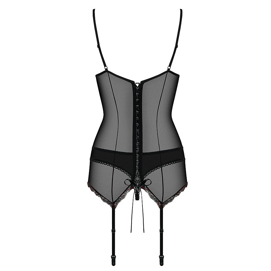 Obsessive - Musca Corset sukkanauhaliiviasu