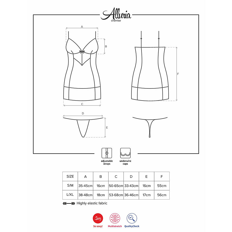 Obsessive Alluria - Chemise & string