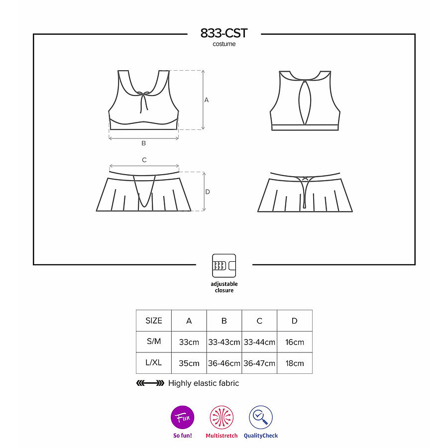 Obsessive - Naughty Student Costume