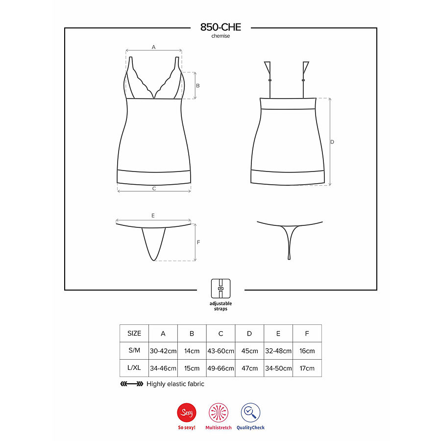 Obsessive - Sexy Chemise & string