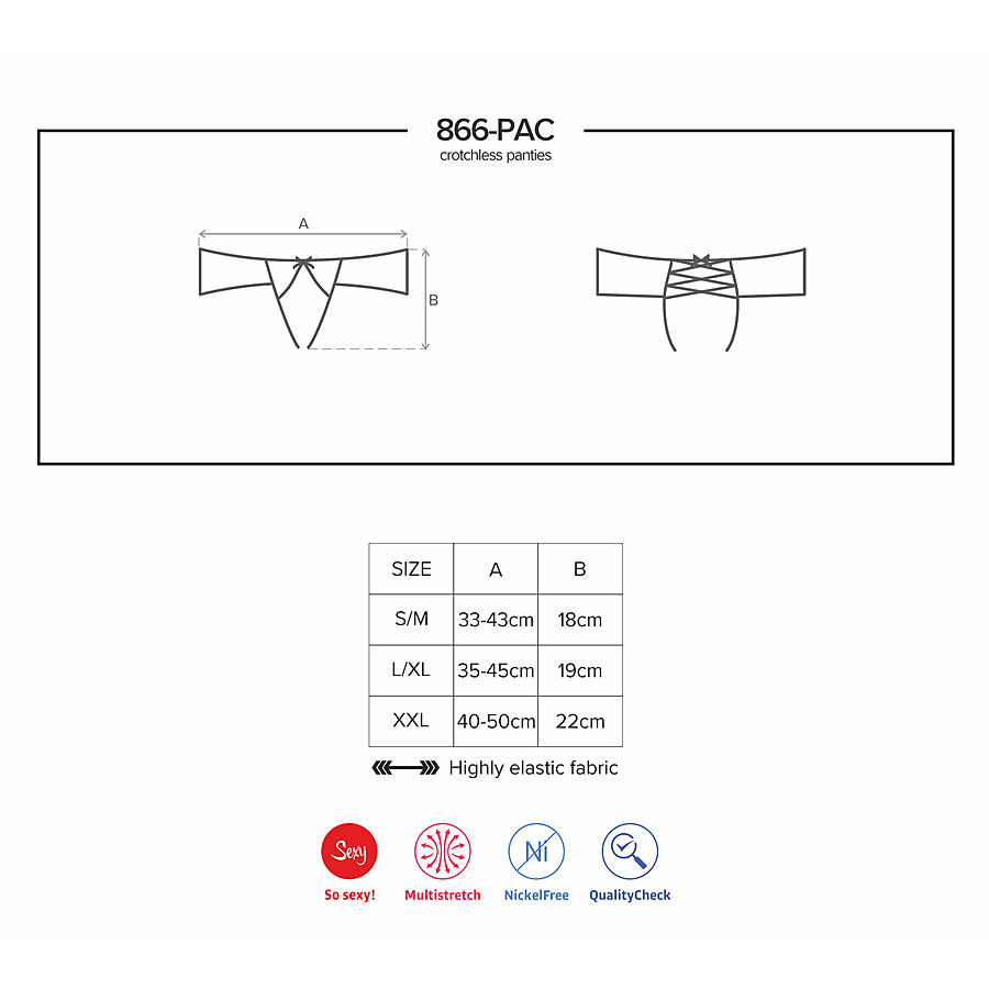 Obsessive - Crotchless panties