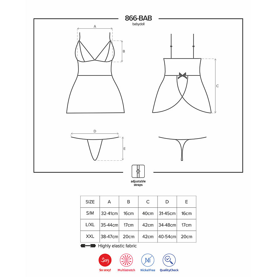 Obsessive - Babydoll & string