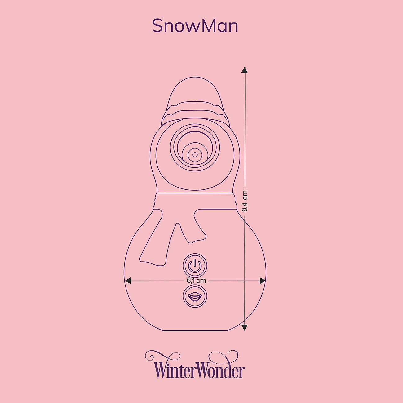 FairyGasm SnowMan - Klitoriskiihotin