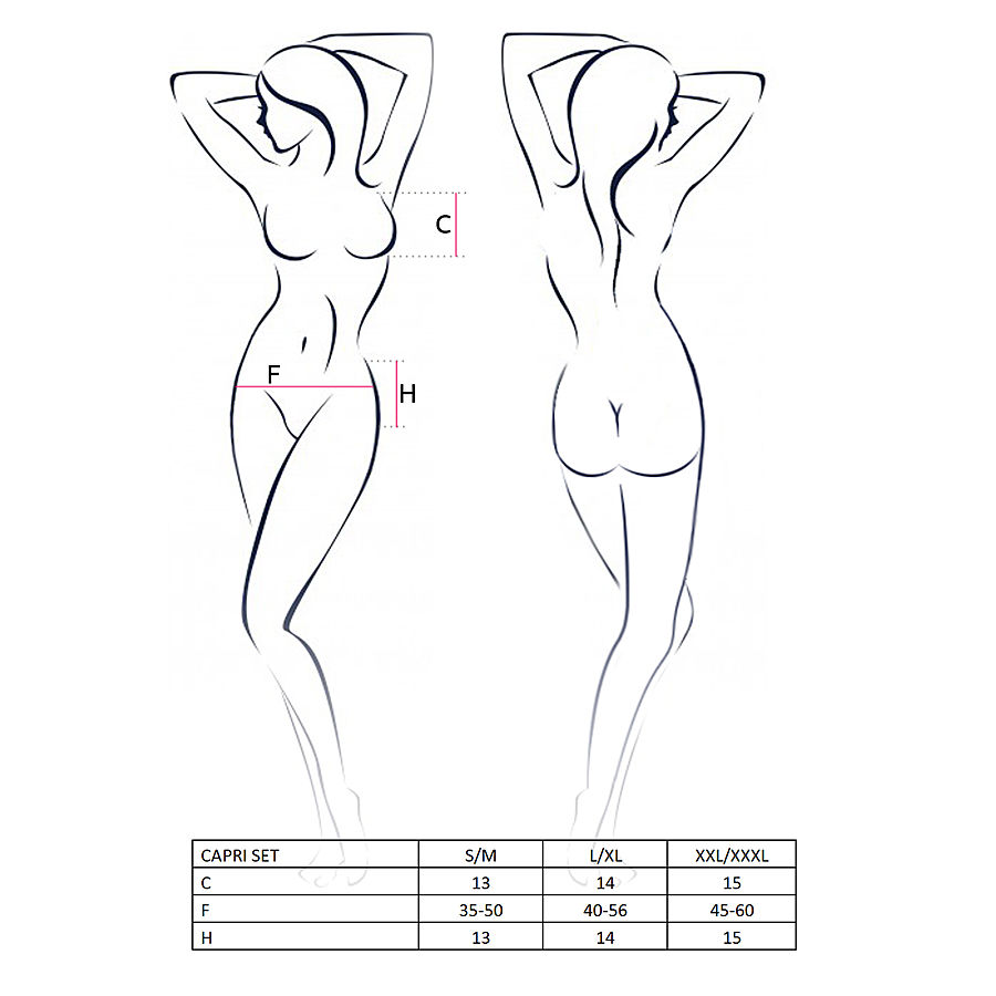 Passion Capri - Set, Plus Size