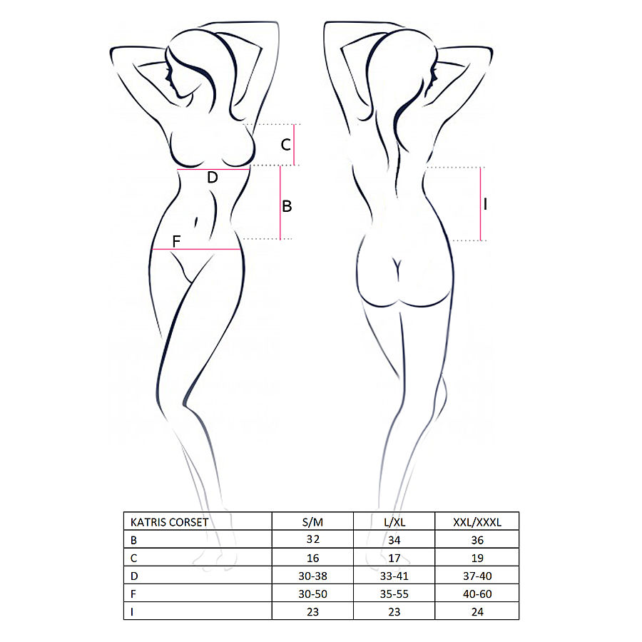 Passion Katriss - Sukkanauhaliiviasu + stringit
