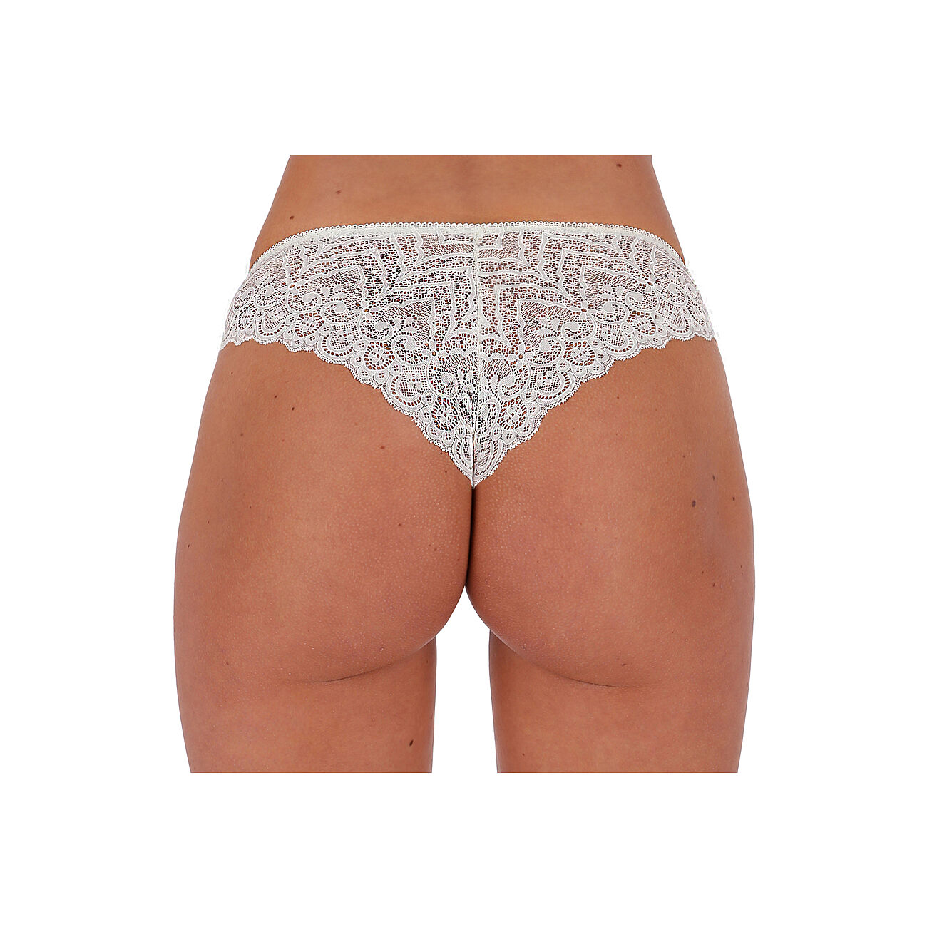 Passion Lyria - Avopikkuhousut, valkoinen, Plus Size