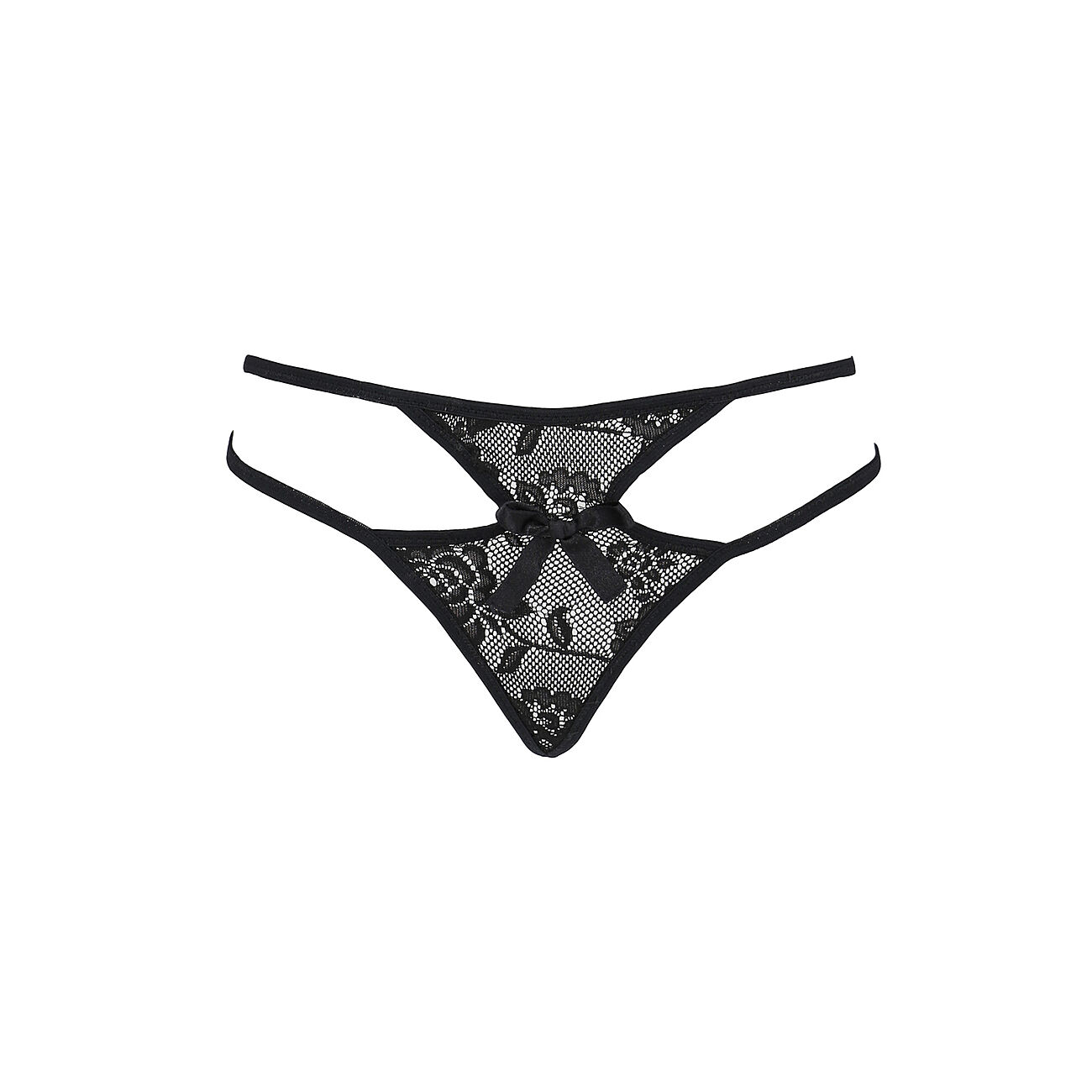 Passion Rosca - Stringit, musta, Plus Size